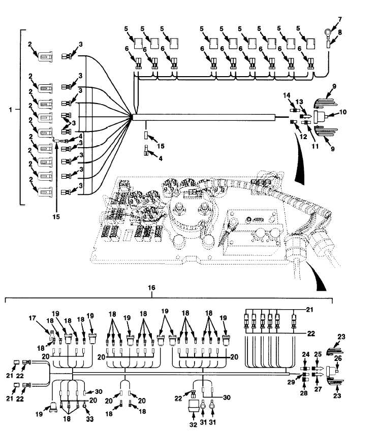 Figure 59. Instrument Panel Wiring Harnesses